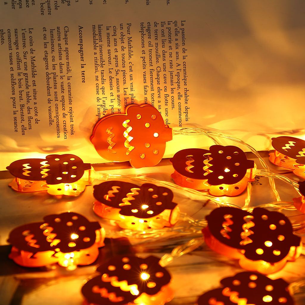 Metal Pine Cone String Lights