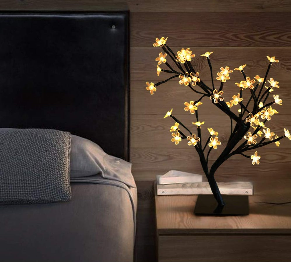 LED Tabletop Cherry Blossom Tree Light