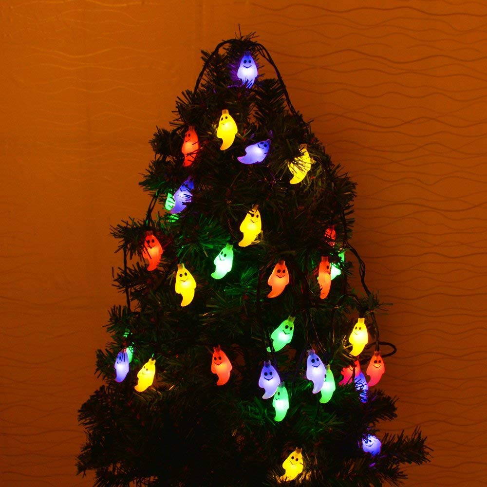 Solar 30 LED Cute Ghost Lights