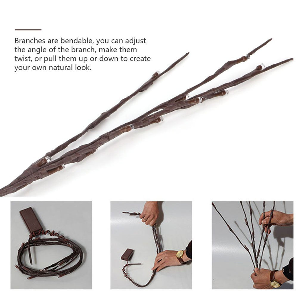 LED Twig Lighted Branch