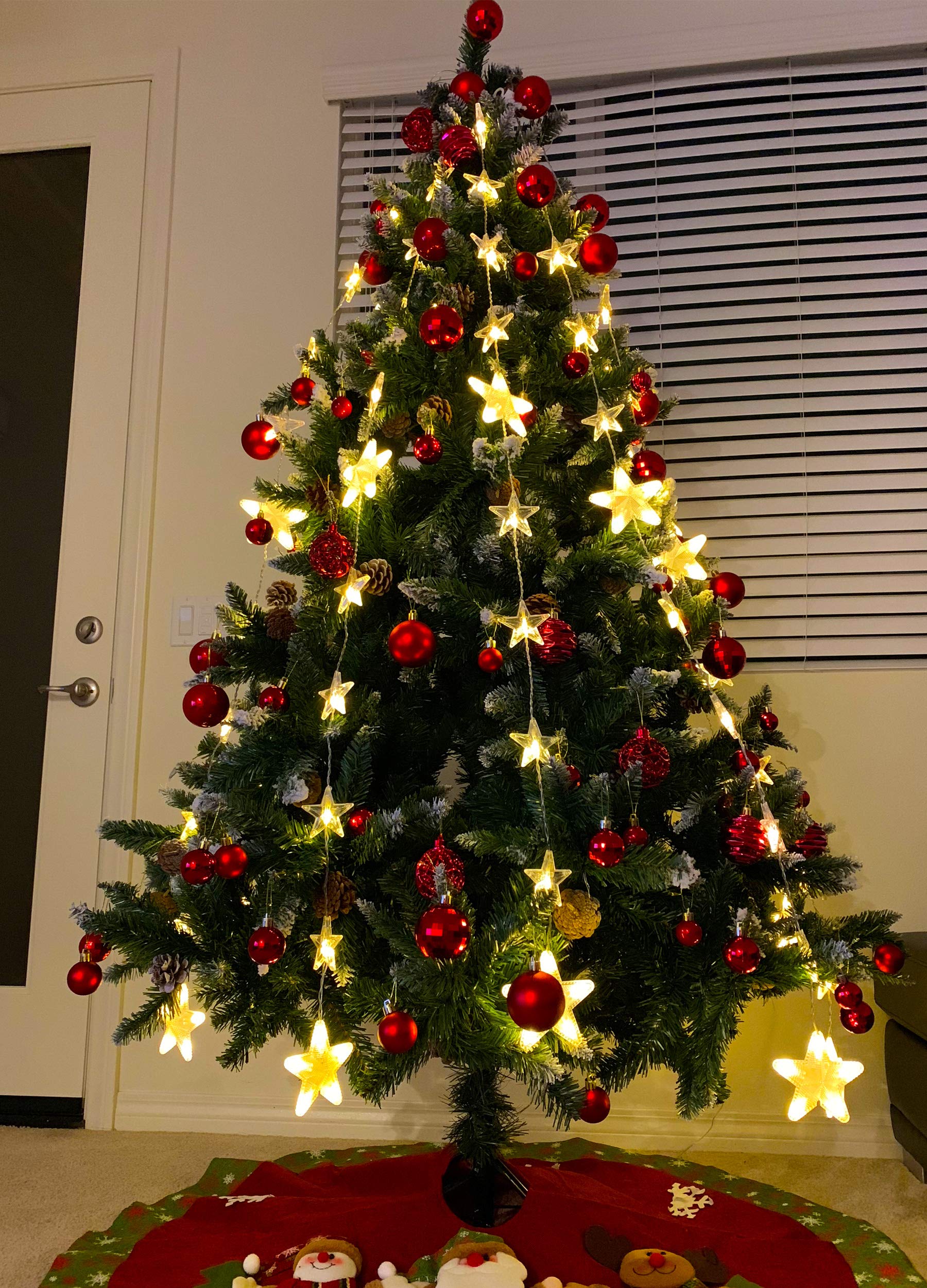 144 Led Christmas Star Decor String Lights