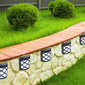 Solar-Powered Wall Mount LED Garden Light