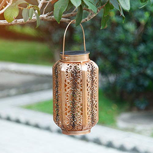 Solar Carved Hollow Garden Light