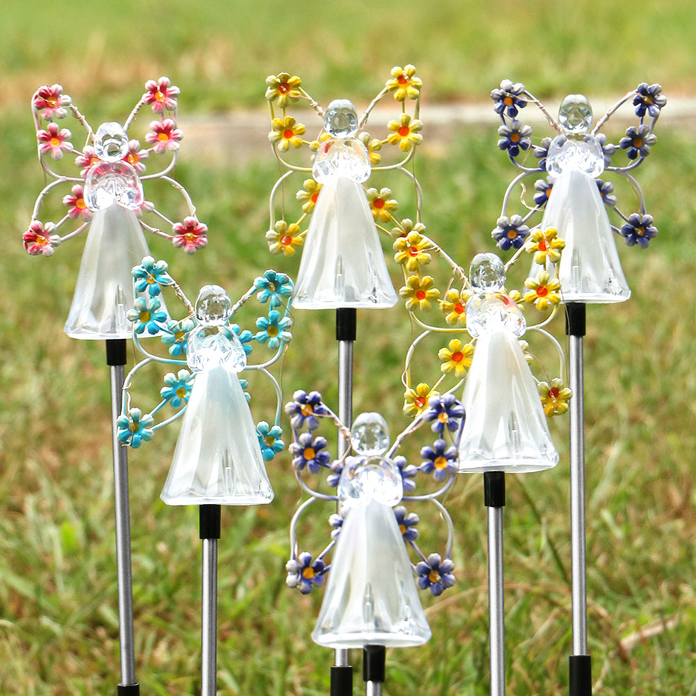 Solar Angel Garden Stake Lights - 2 Pack