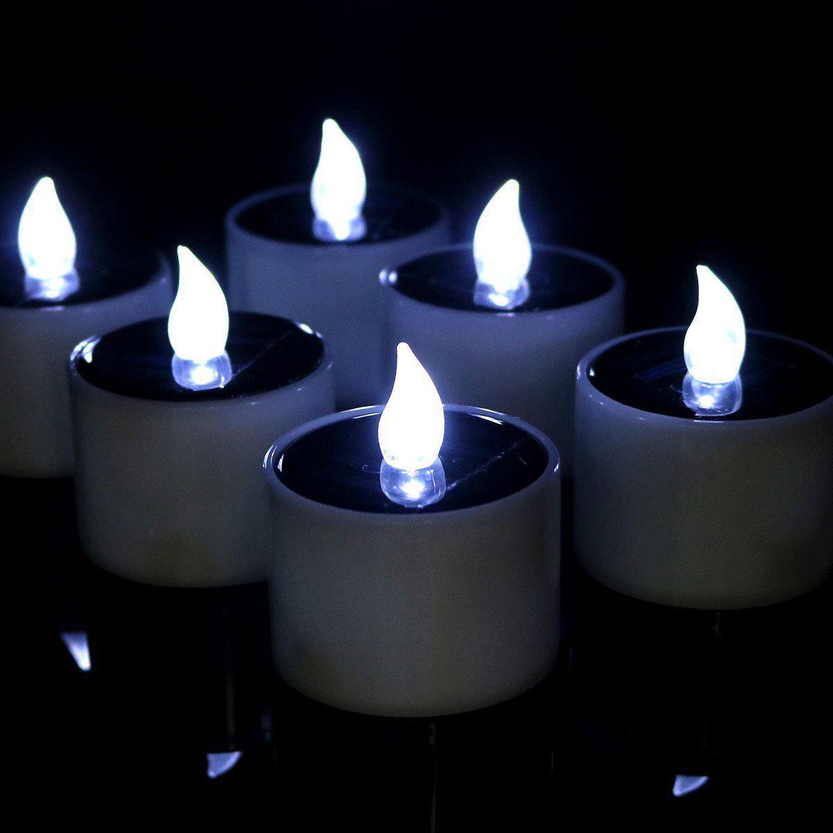 Solar Candles Outdoor Flameless Flickering light