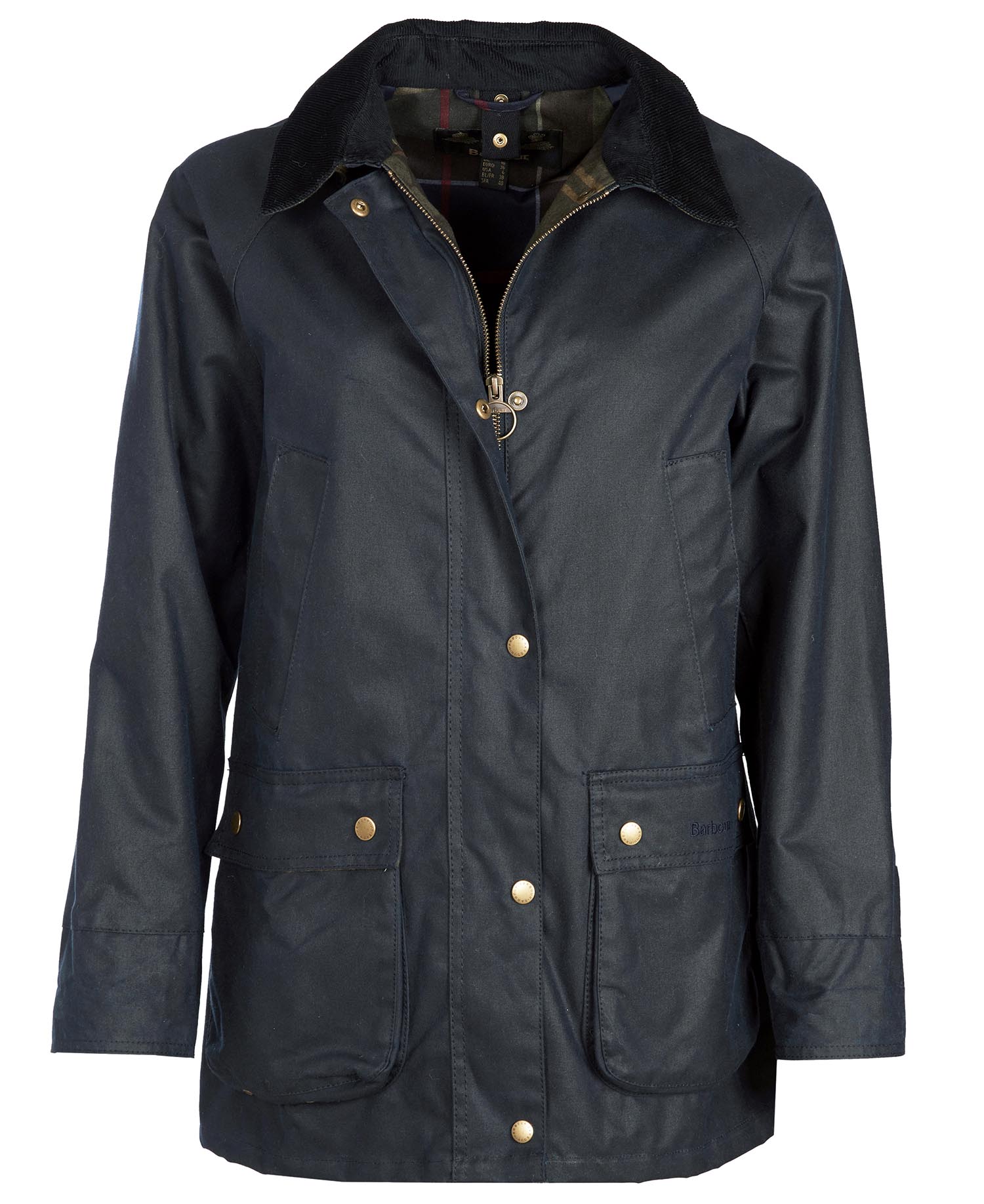 barbour acorn waxed cotton jacket