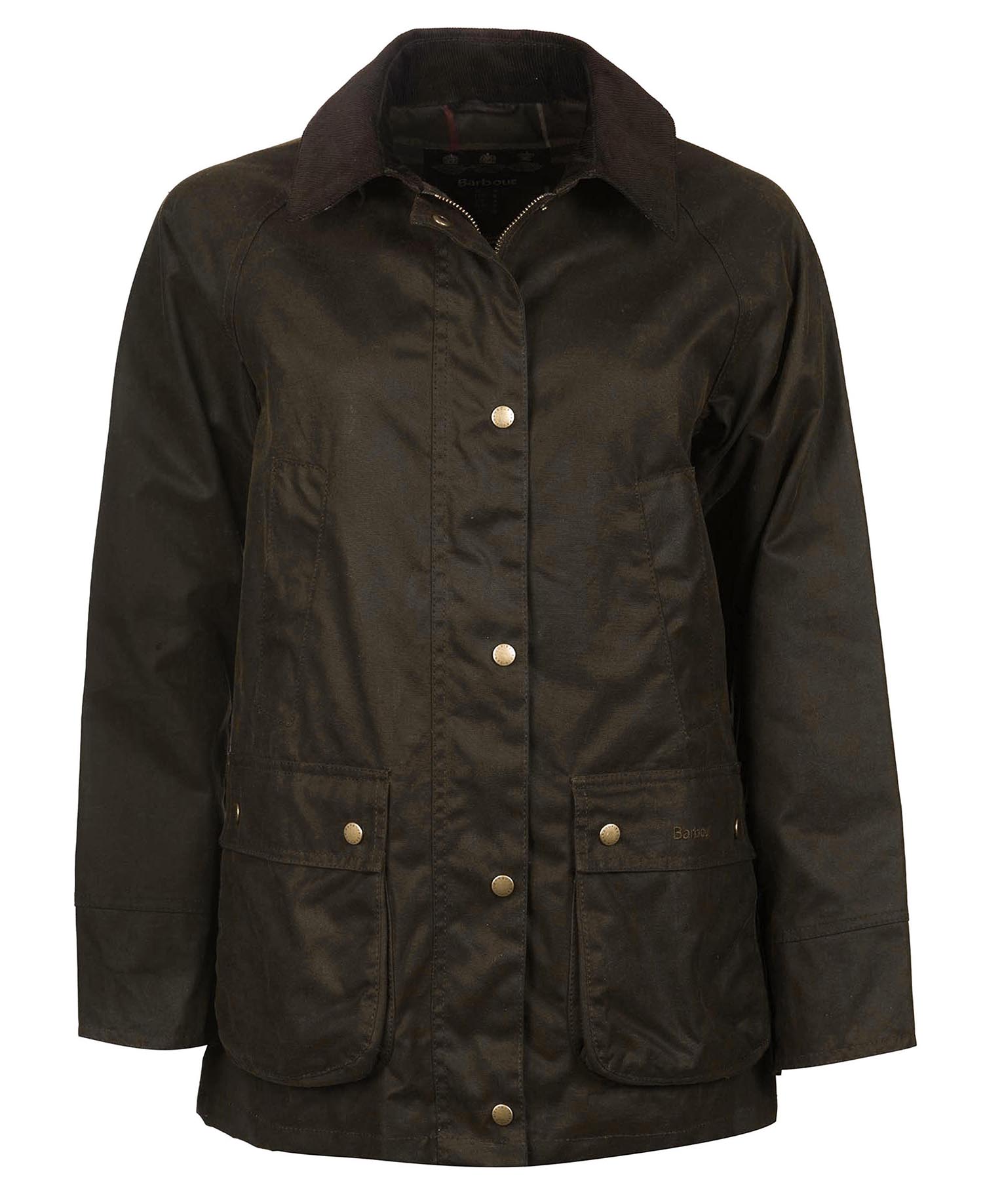 barbour acorn waxed cotton jacket