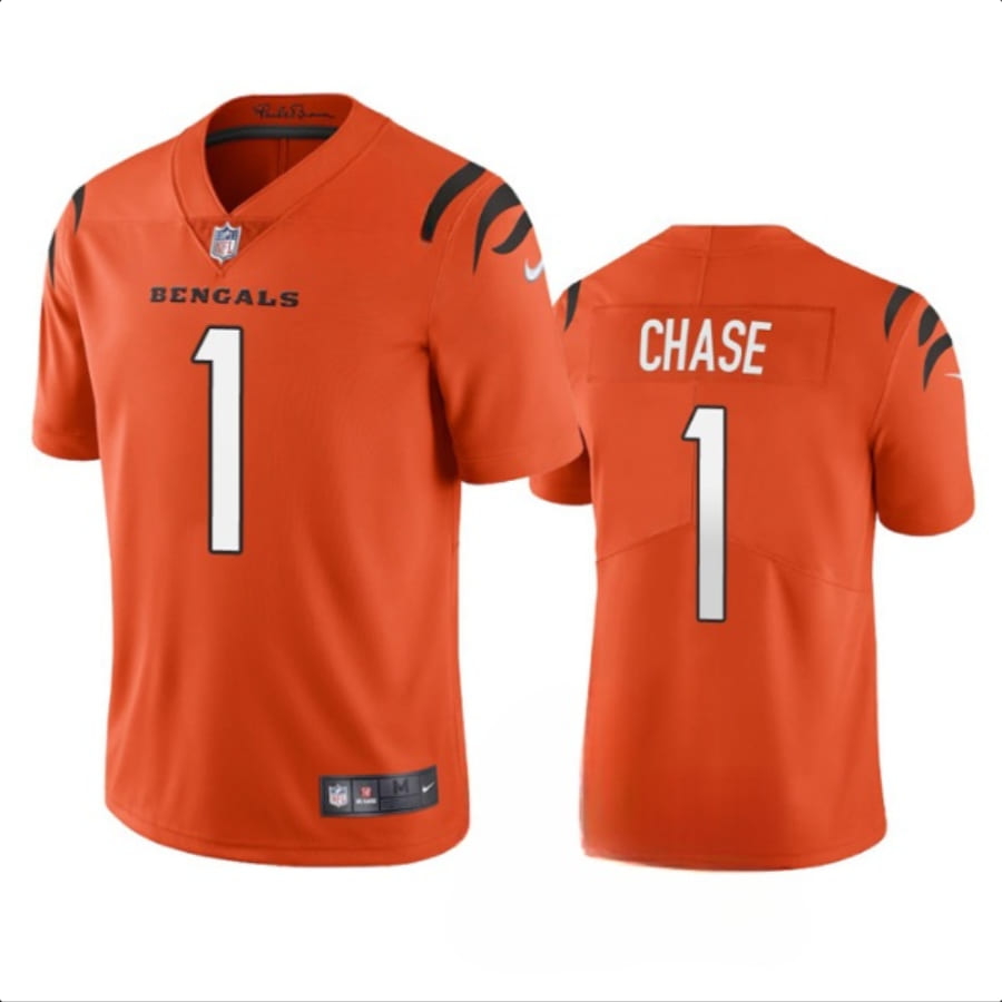 Cincinnati Bengals Ja'Marr Chase Orange Alternate Vapor Limited Jersey