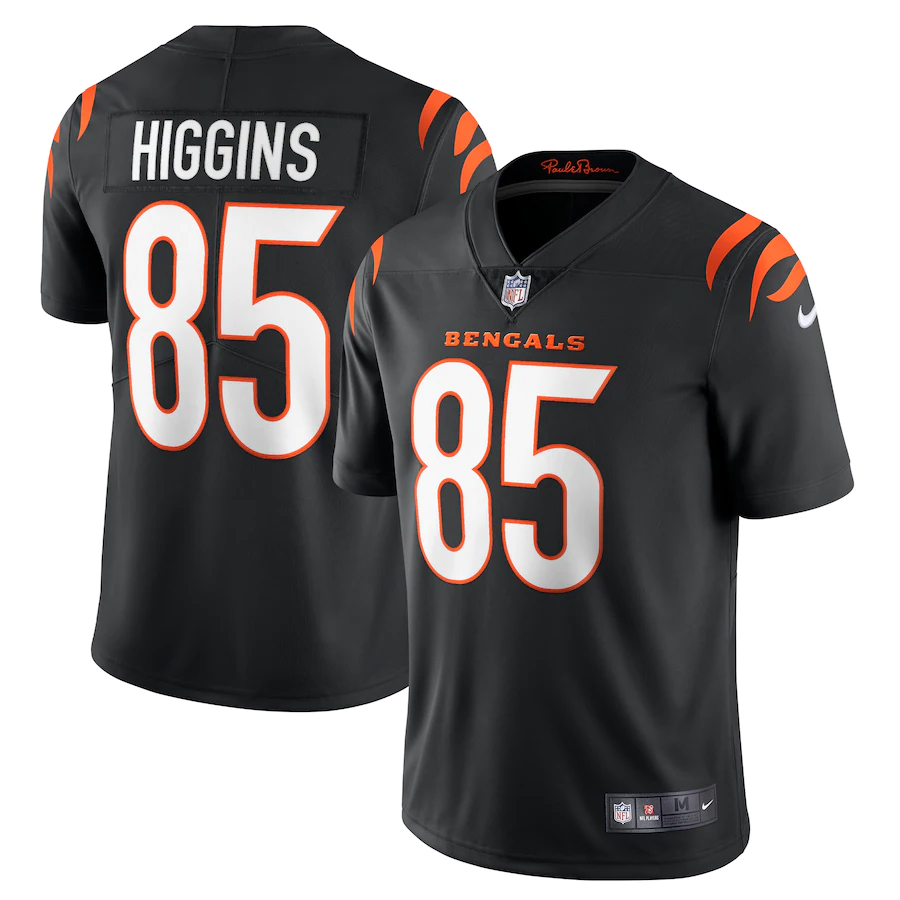Cincinnati Bengals Tee Higgins Black Vapor Limited Jersey