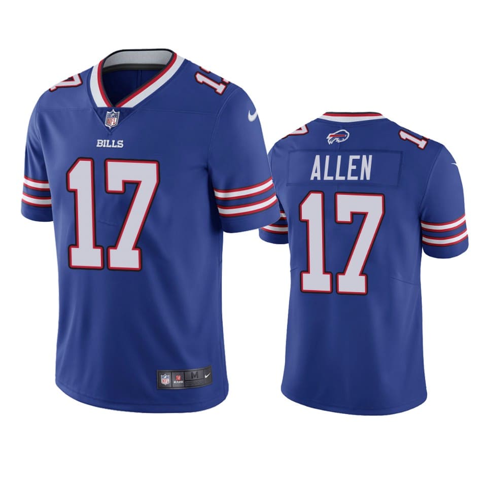Buffalo Bills Josh Allen Royal Vapor Untouchable Limited Jersey