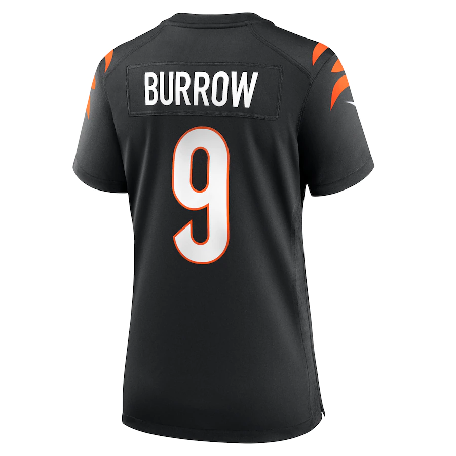 Women's Cincinnati Bengals Joe Burrow Black Game Jersey
