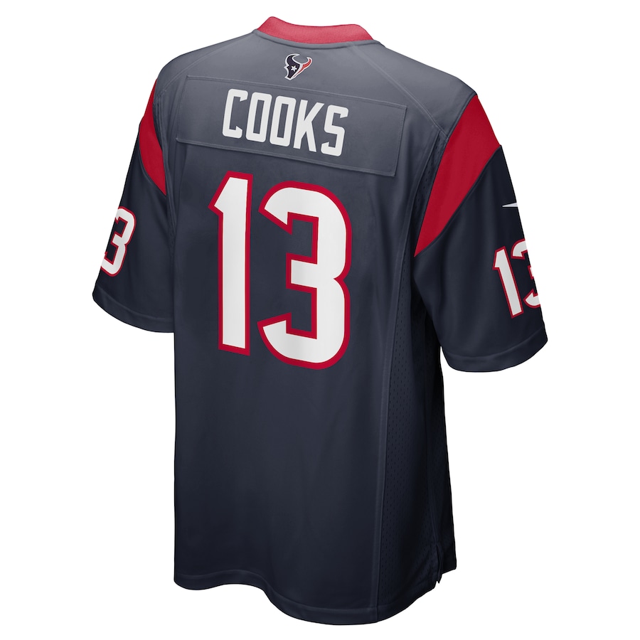 Men's Houston Texans Brandin Cooks Navy Game Jersey