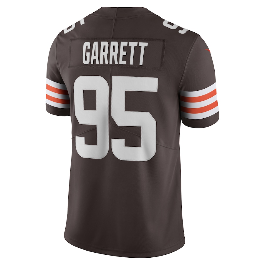 Cleveland Browns Myles Garrett Brown Vapor Limited Jersey