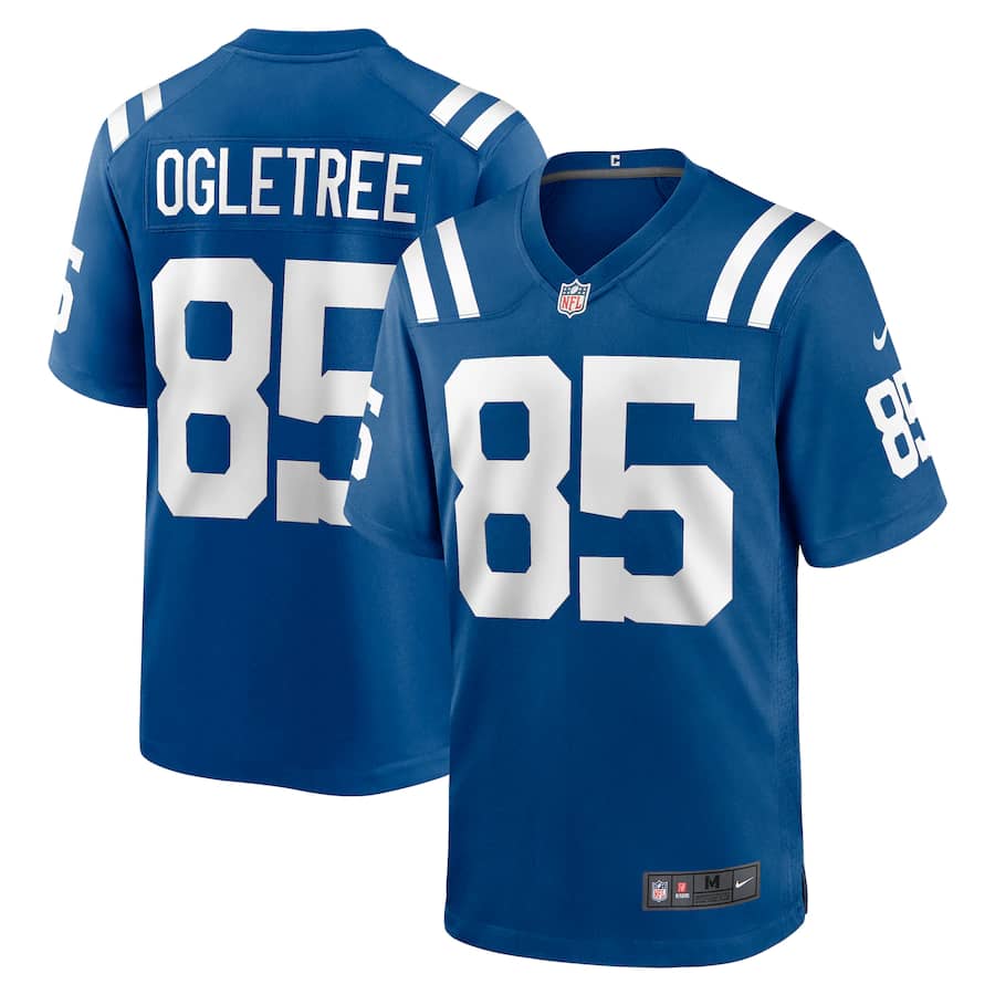 Men's Indianapolis Colts Andrew Ogletree Royal Game Player Jersey