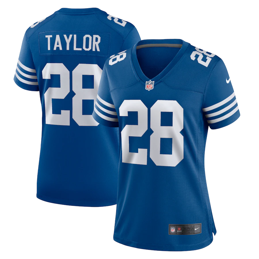 Women's Indianapolis Colts Jonathan Taylor Royal Alternate Game Jersey