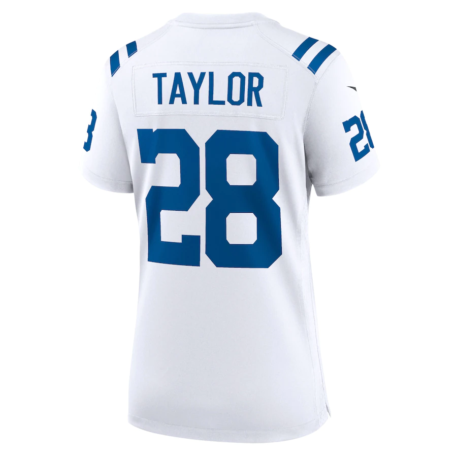 Women's Indianapolis Colts Jonathan Taylor White Game Jersey