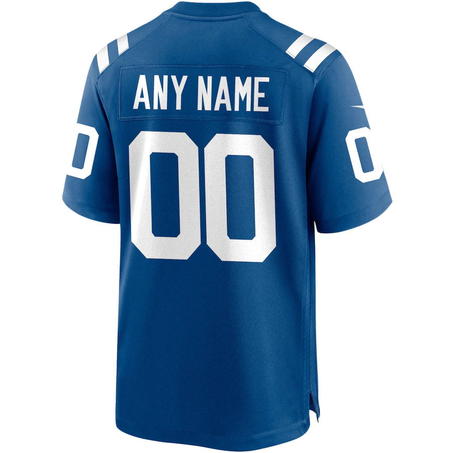 Custom Indianapolis Colts Royal Game Jersey