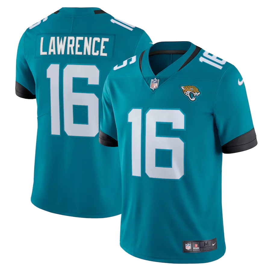 Men's Jacksonville Jaguars Trevor Lawrence Teal Alternate Vapor Limited Jersey