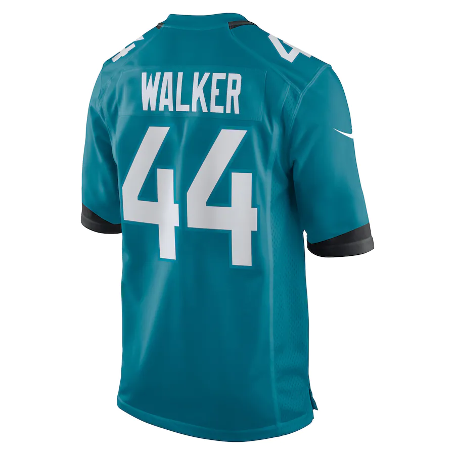 Men's Jacksonville Jaguars Travon Walker Teal Game Jersey