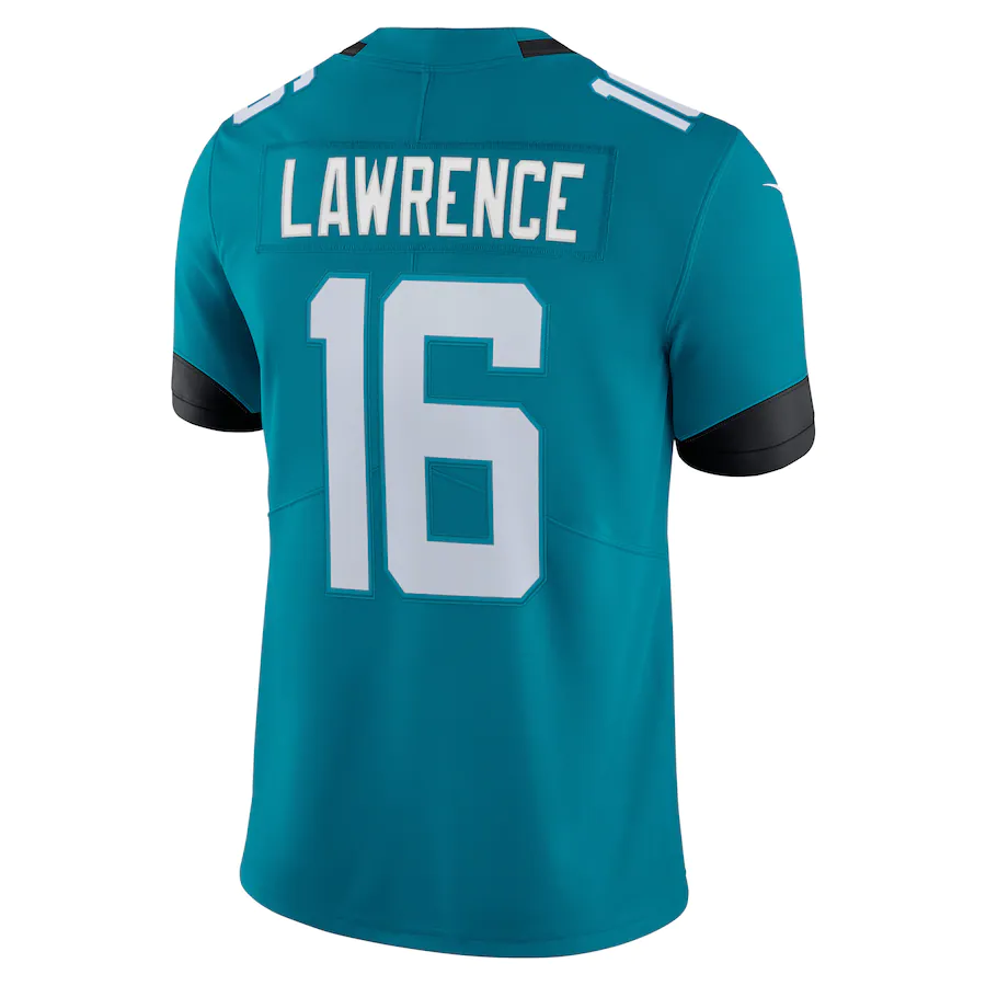 Men's Jacksonville Jaguars Trevor Lawrence Teal Alternate Vapor Limited Jersey