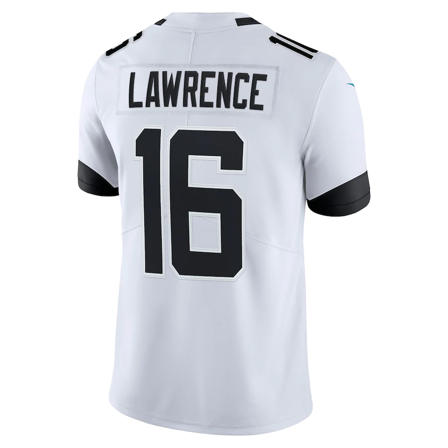 Men's Jacksonville Jaguars Trevor Lawrence White Alternate Vapor Limited Jersey