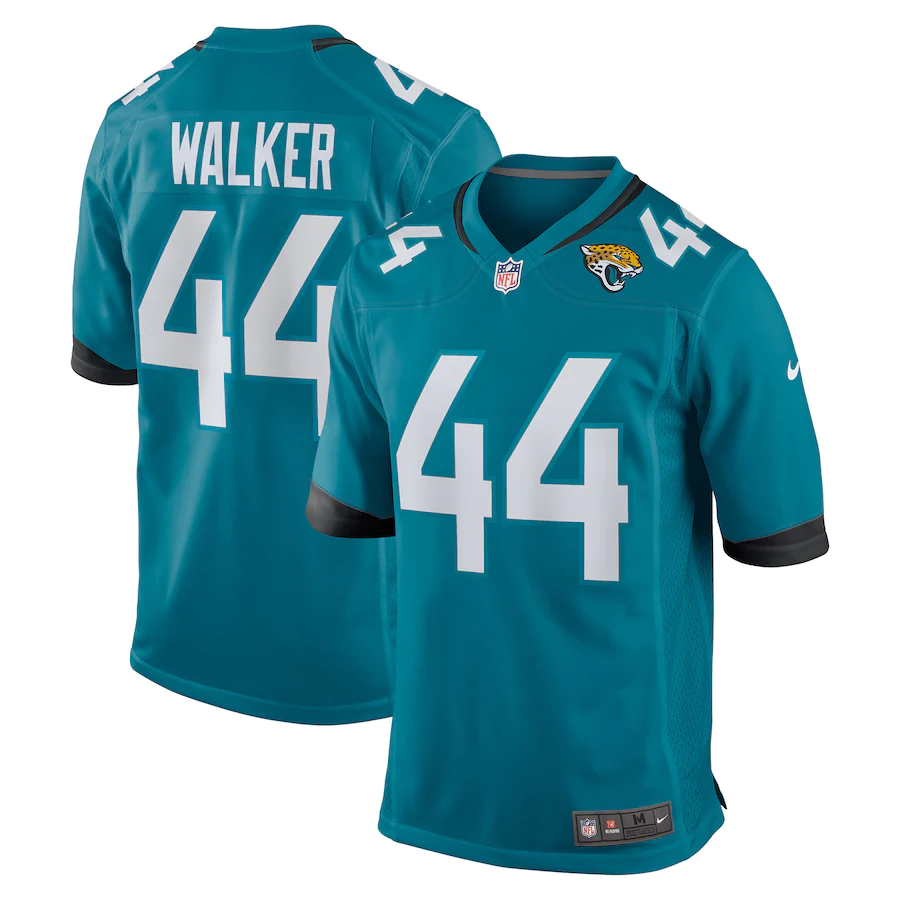 Men's Jacksonville Jaguars Travon Walker Teal Game Jersey