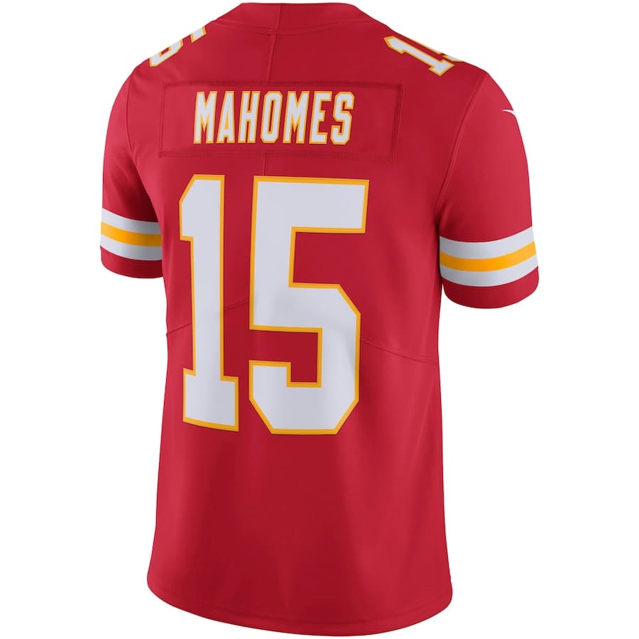 Kansas City Chiefs Patrick Mahomes Red Vapor Untouchable Limited Jersey