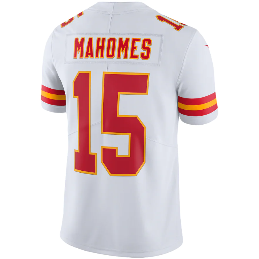 Kansas City Chiefs Patrick Mahomes White Vapor Untouchable Limited Jersey
