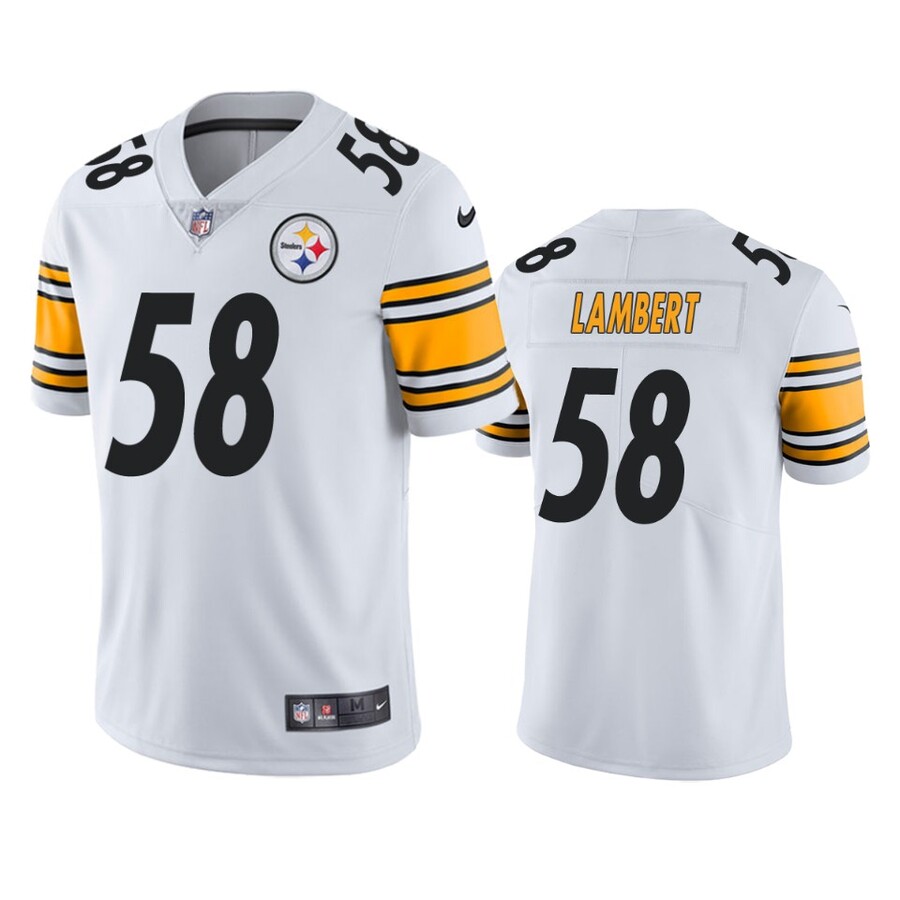 Pittsburgh Steelers Jack Lambert White Vapor Untouchable Limited Jersey