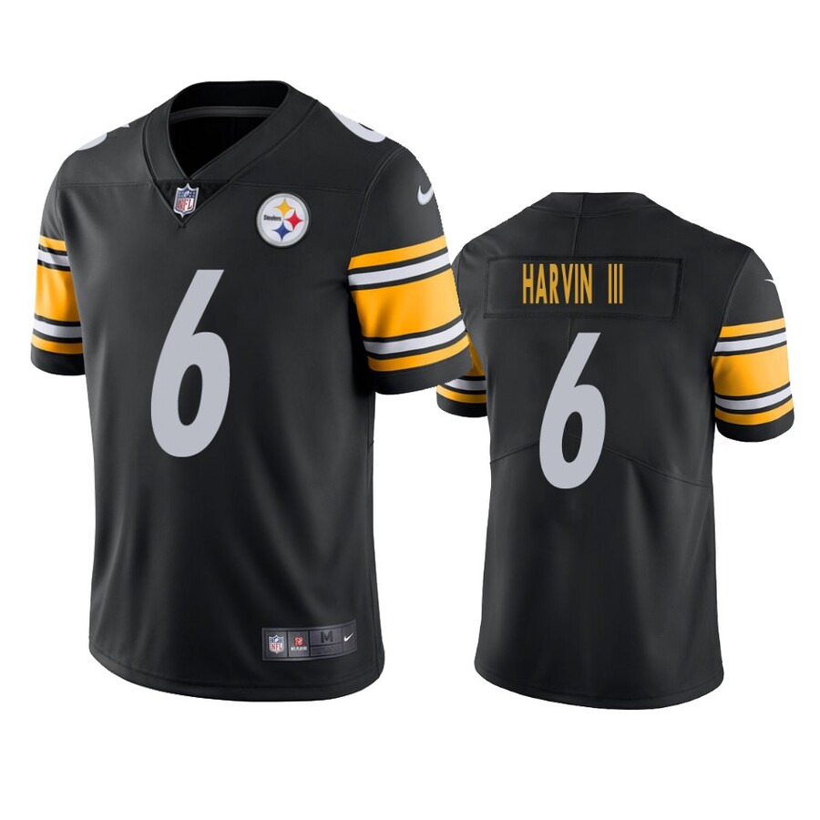 Pittsburgh Steelers Pressley Harvin III Black Vapor Limited Jersey
