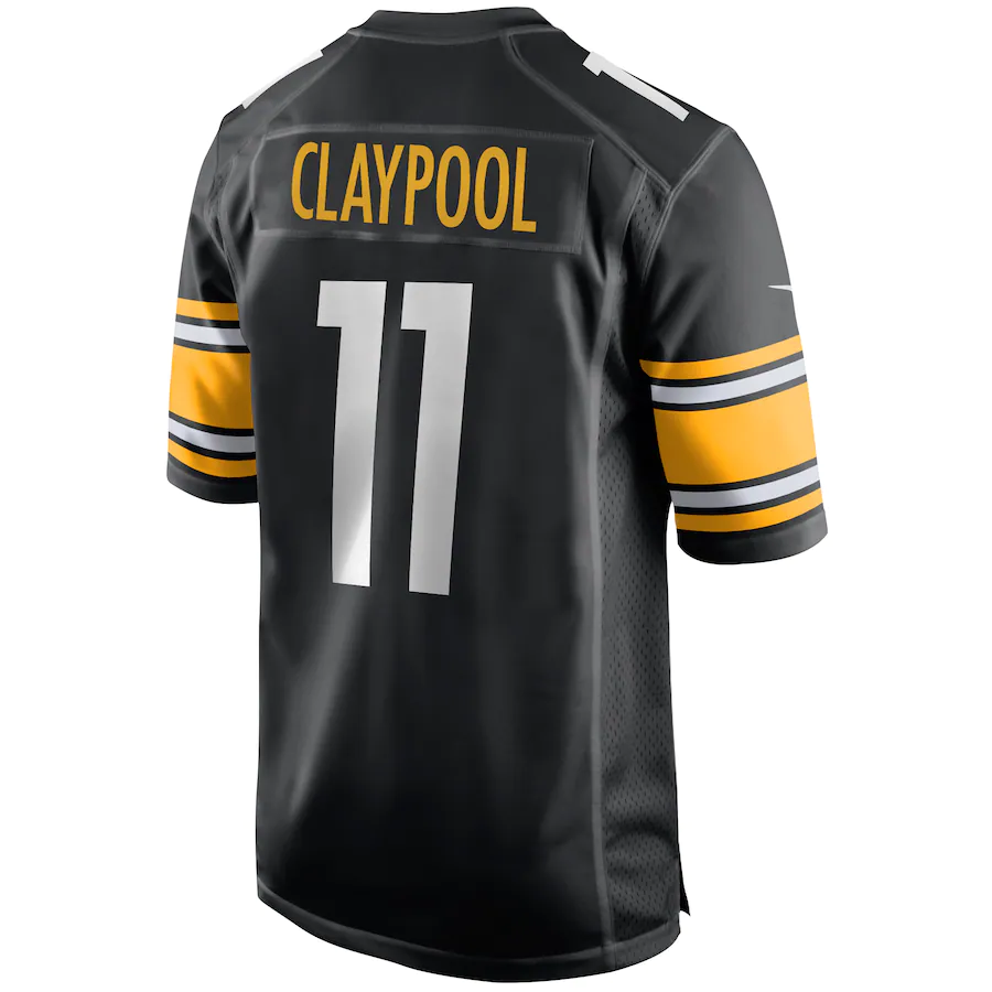 Pittsburgh Steelers Chase Claypool Black Game Jersey