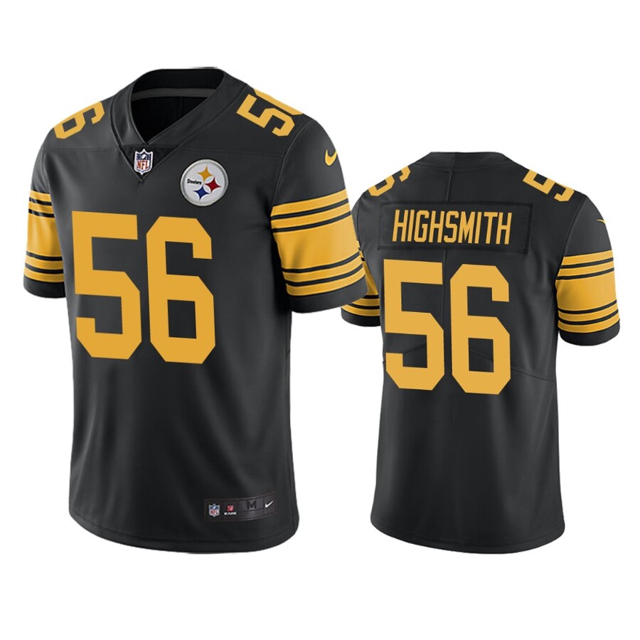 Men's Pittsburgh Steelers Alex Highsmith Black Color Rush Limited Jersey