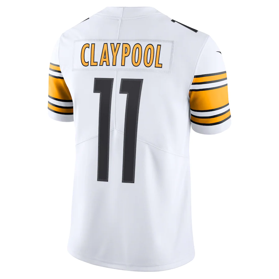 Pittsburgh Steelers Chase Claypool White Vapor Limited Jersey