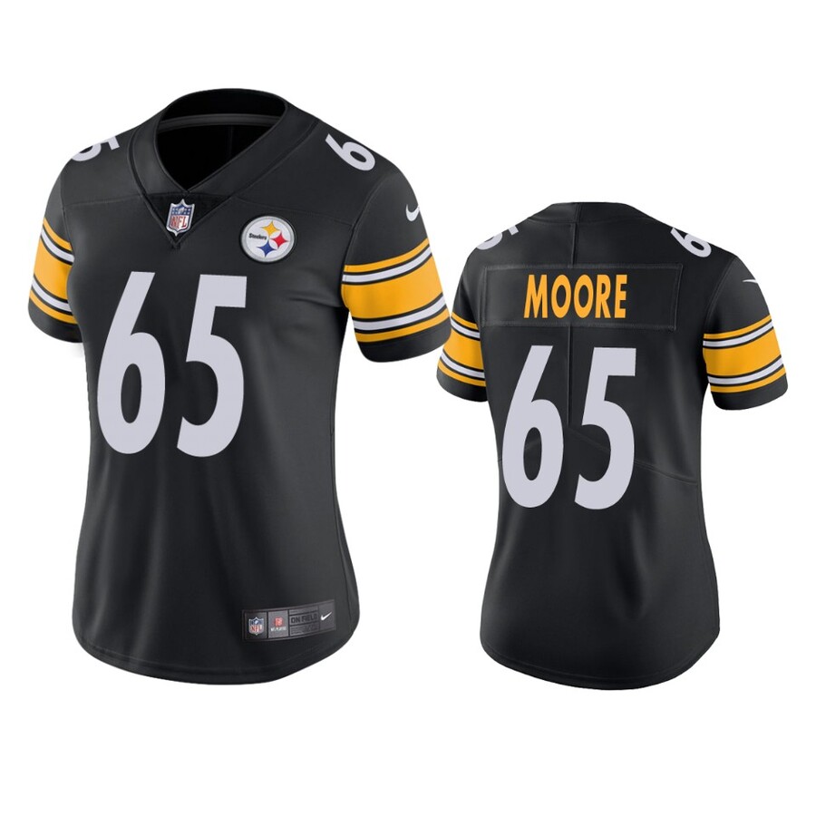 Women's Pittsburgh Steelers Dan Moore Black Vapor Limited Jersey