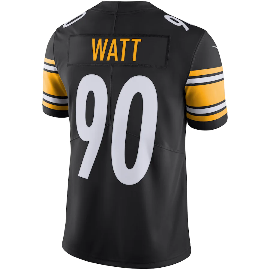 Pittsburgh Steelers T.J. Watt Black Vapor Untouchable Limited Jersey