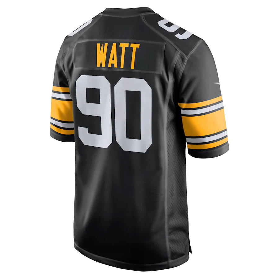 Pittsburgh Steelers T.J. Watt Black Game Player Jersey