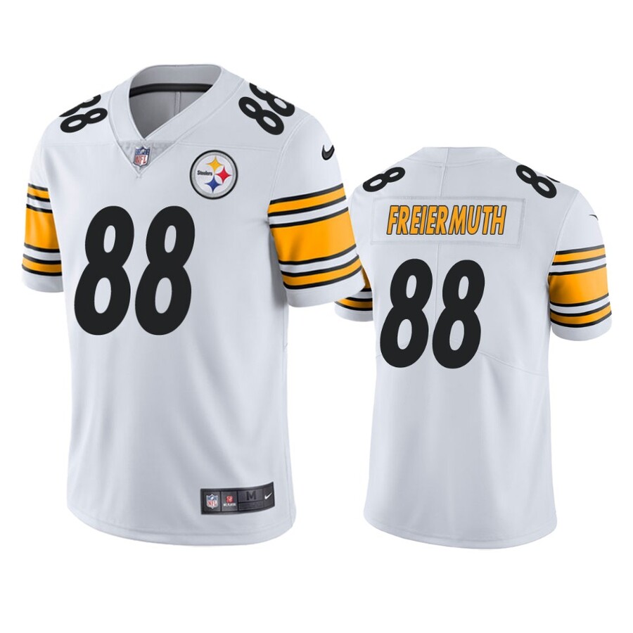 Men's Pittsburgh Steelers Pat Freiermuth White Vapor Limited Player Jersey