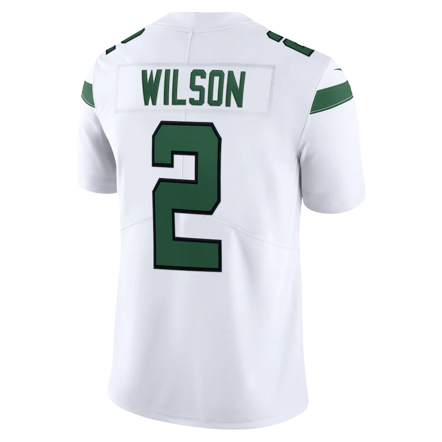 New York Jets Zach Wilson Spotlight White Vapor Limited Jersey