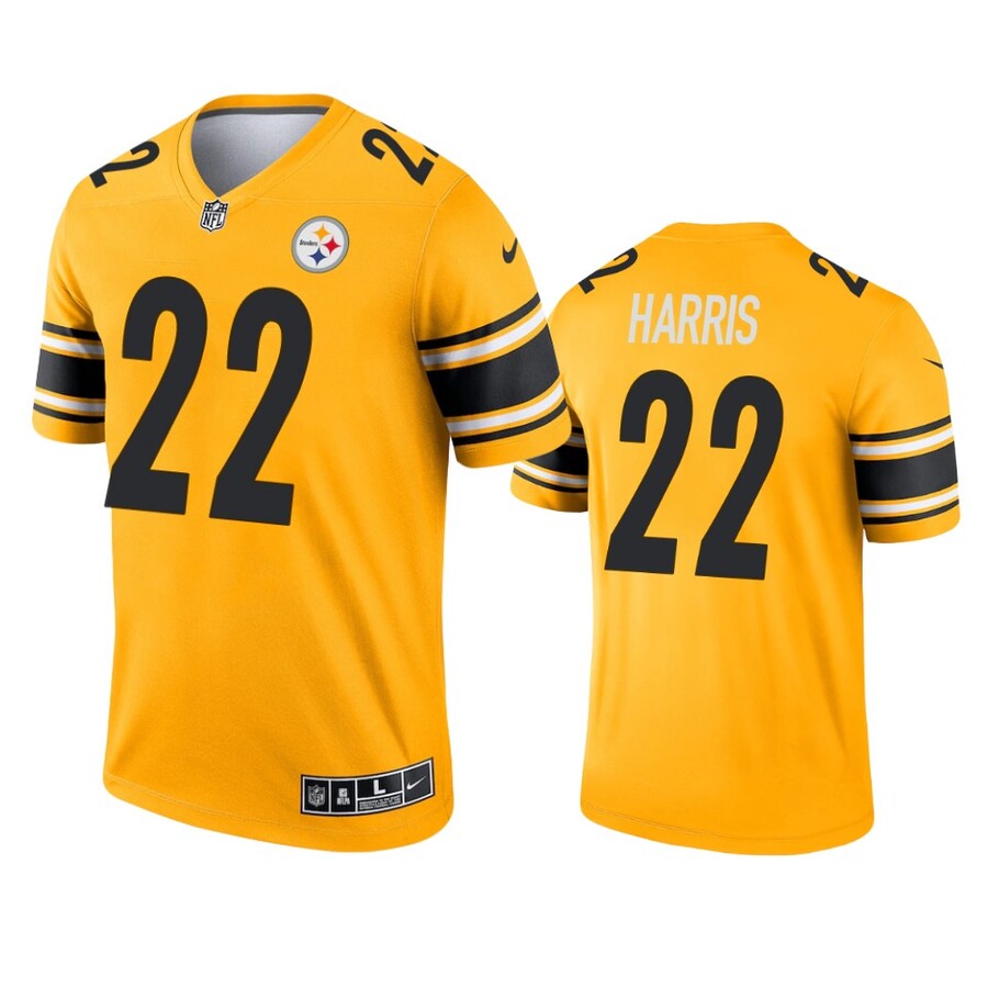 Men's Pittsburgh Steelers Najee Harris Gold Inverted Legend Jersey