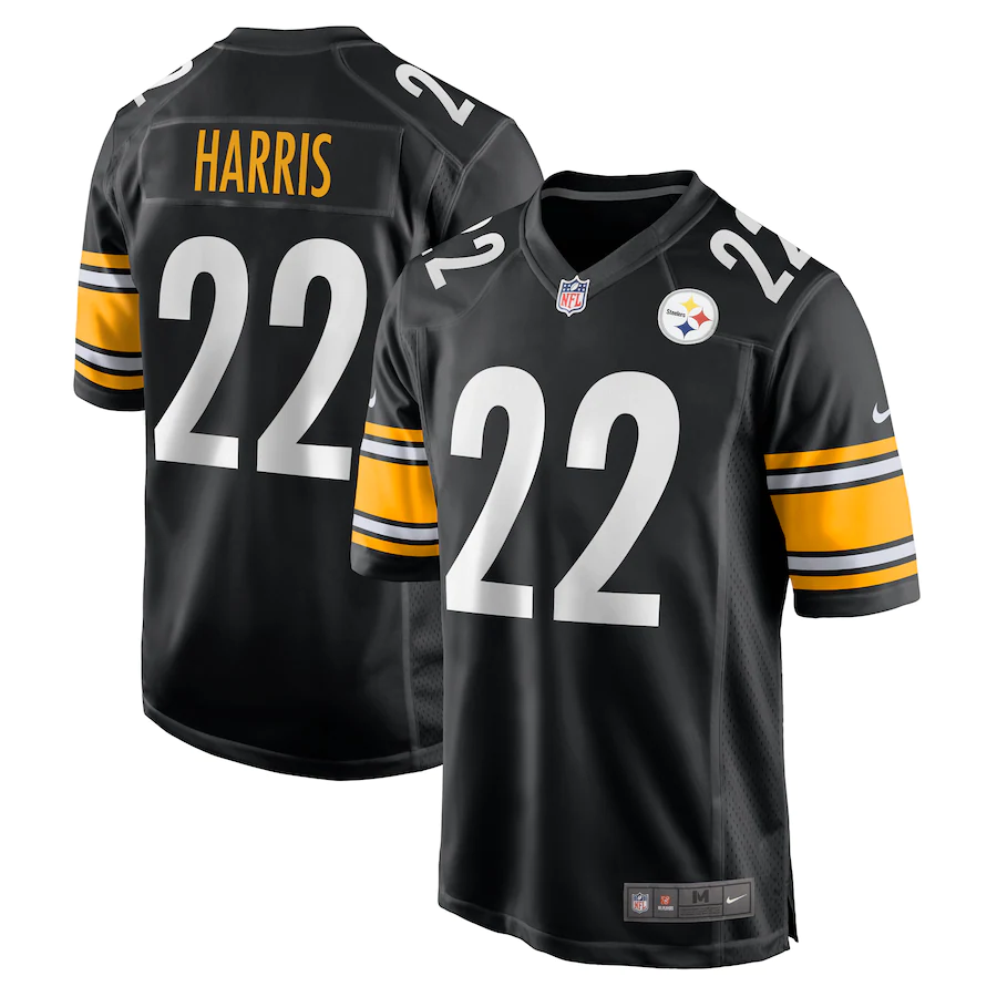 Pittsburgh Steelers Najee Harris Black Game Jersey