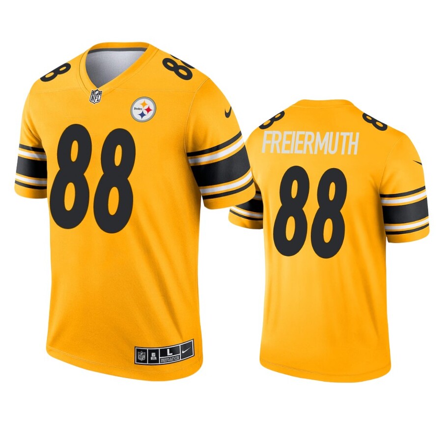 Men's Pittsburgh Steelers Pat Freiermuth Gold Inverted Legend Jersey