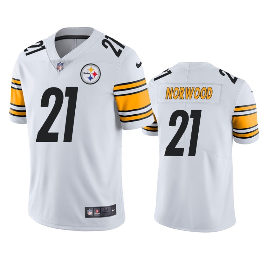 Pittsburgh Steelers Tre Norwood White Vapor Limited Jersey