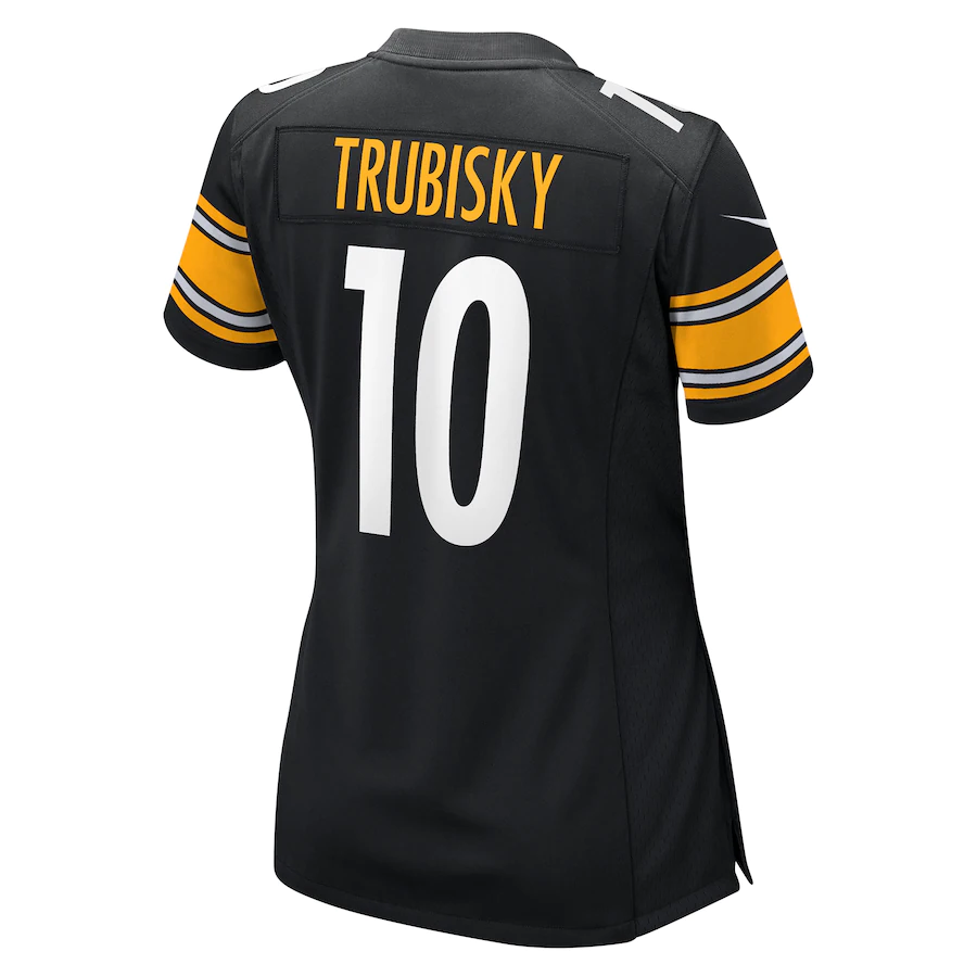 Pittsburgh Steelers Mitchell Trubisky Black Player Game Jersey