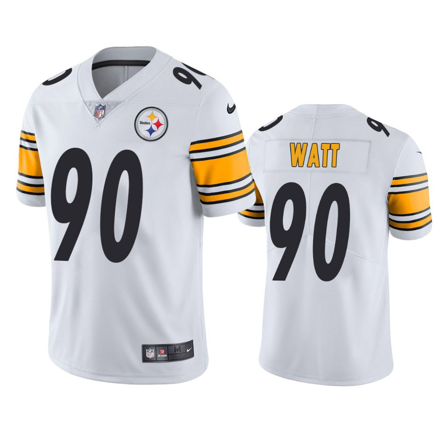 Pittsburgh Steelers T.J. Watt White Vapor Limited Player Jersey