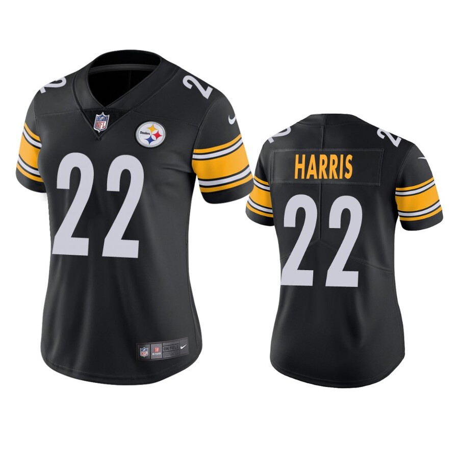Women's Pittsburgh Steelers Najee Harris Black Vapor Limited Jersey