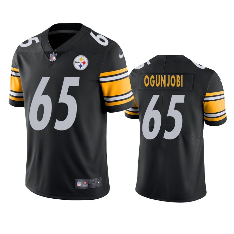 Men's Pittsburgh Steelers Larry Ogunjobi Black Vapor Limited Jersey