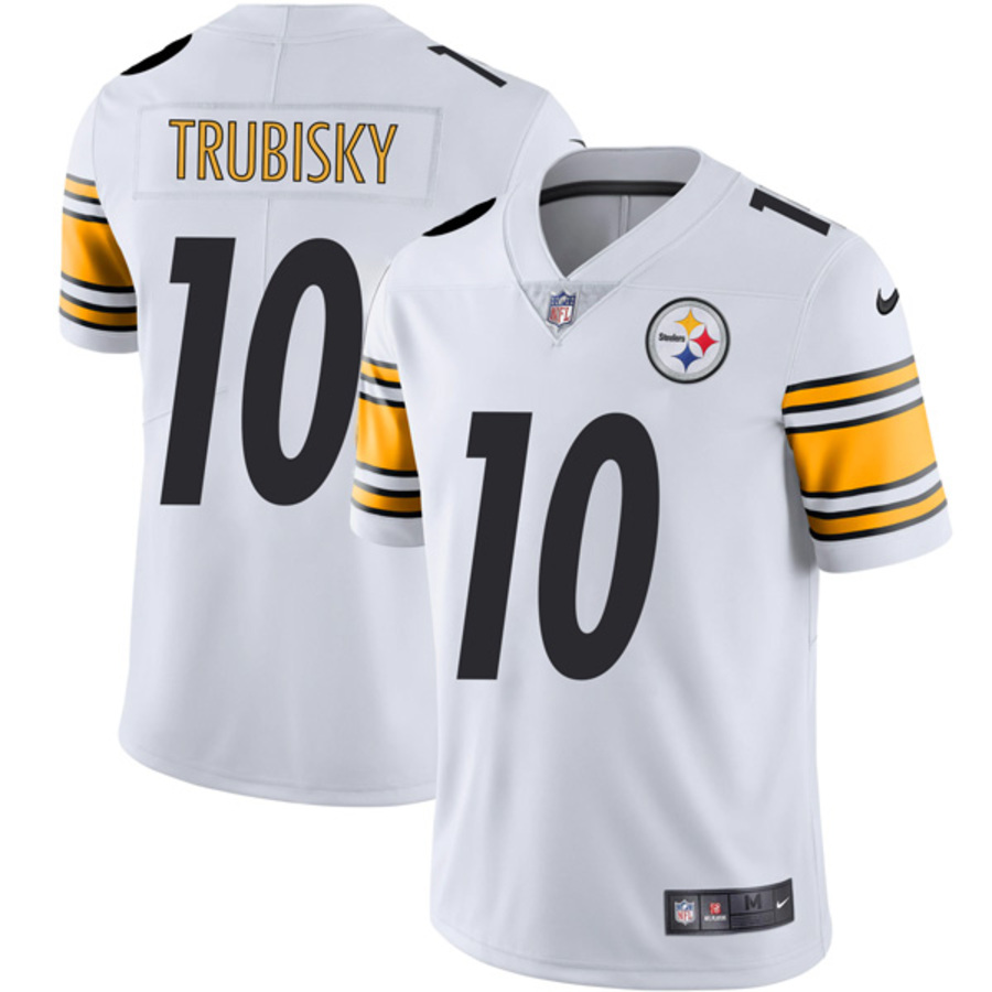 Pittsburgh Steelers Mitchell Trubisky White Vapor Limited Player Jersey