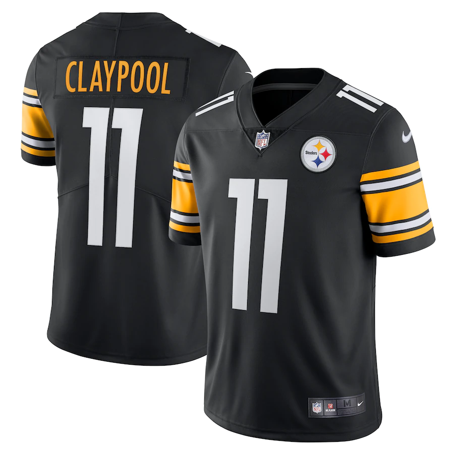 Pittsburgh Steelers Chase Claypool Black Vapor Limited Jersey