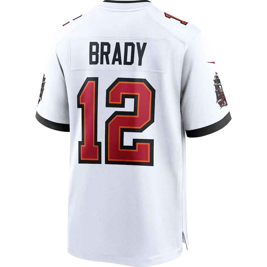 Men's Tampa Bay Buccaneers Tom Brady White Game Jersey