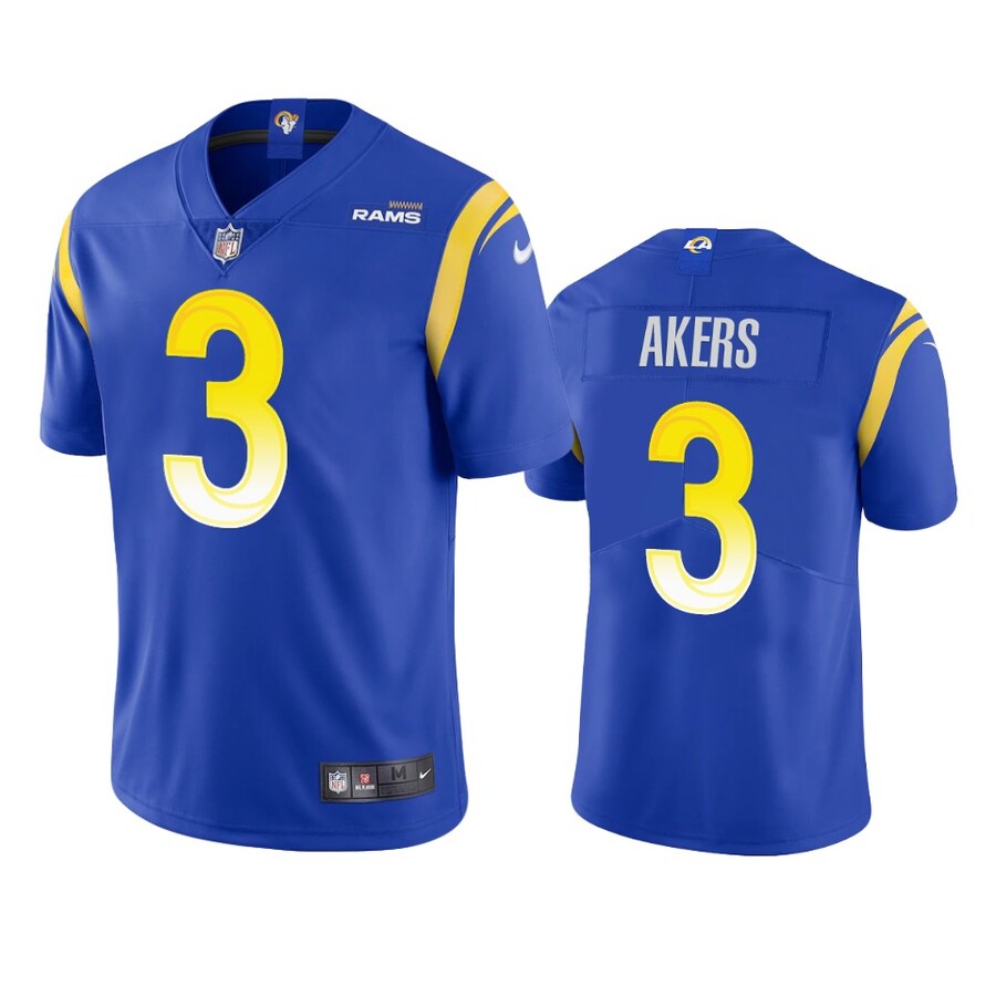 Los Angeles Rams Cam Akers Royal Vapor Limited Jersey